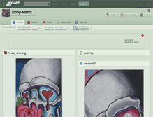 Tablet Screenshot of jonny-mistfit.deviantart.com