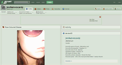 Desktop Screenshot of jessikalovescandy.deviantart.com