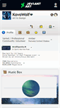 Mobile Screenshot of kovowolf.deviantart.com
