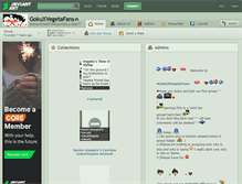 Tablet Screenshot of gokuxvegetafans.deviantart.com