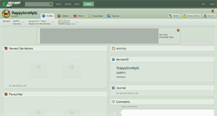 Desktop Screenshot of ihappyloveitplz.deviantart.com
