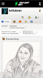 Mobile Screenshot of kellubean.deviantart.com