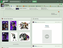 Tablet Screenshot of dtaina.deviantart.com
