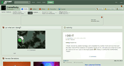 Desktop Screenshot of cremepocky.deviantart.com