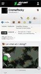 Mobile Screenshot of cremepocky.deviantart.com