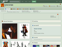 Tablet Screenshot of kyosa-europa.deviantart.com