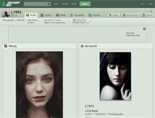 Tablet Screenshot of l1993.deviantart.com