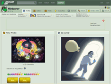 Tablet Screenshot of nintooner.deviantart.com