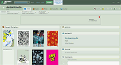 Desktop Screenshot of dontpanicmedia.deviantart.com