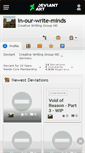 Mobile Screenshot of in-our-write-minds.deviantart.com