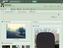 Tablet Screenshot of elfofrohan.deviantart.com