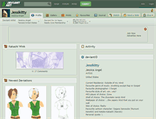 Tablet Screenshot of jessikitty.deviantart.com