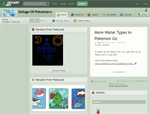 Tablet Screenshot of deluge-of-pokemon.deviantart.com