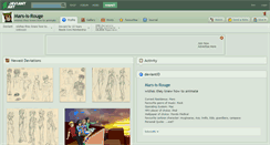 Desktop Screenshot of mars-is-rouge.deviantart.com