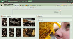 Desktop Screenshot of capturebydesign.deviantart.com