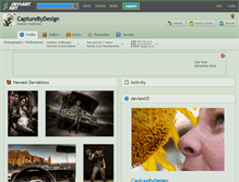 Tablet Screenshot of capturebydesign.deviantart.com