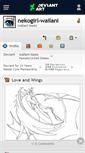 Mobile Screenshot of nekogirl-wailani.deviantart.com