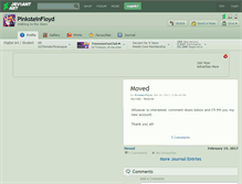 Tablet Screenshot of pinksteinfloyd.deviantart.com