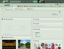 Tablet Screenshot of bustr83.deviantart.com