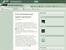 Tablet Screenshot of horseshorseshorses.deviantart.com