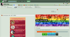 Desktop Screenshot of dark-arya.deviantart.com