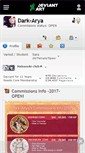 Mobile Screenshot of dark-arya.deviantart.com