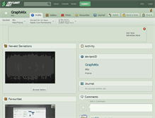 Tablet Screenshot of graphmix.deviantart.com