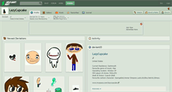 Desktop Screenshot of lazycupcake.deviantart.com