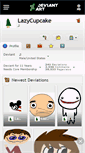 Mobile Screenshot of lazycupcake.deviantart.com