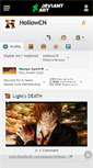 Mobile Screenshot of hollowcn.deviantart.com