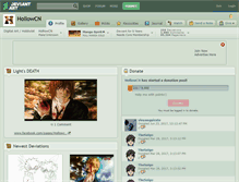 Tablet Screenshot of hollowcn.deviantart.com