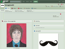Tablet Screenshot of llamaglama02.deviantart.com