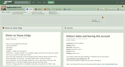 Desktop Screenshot of hollowichi1415.deviantart.com