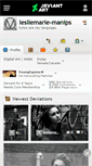 Mobile Screenshot of lesliemarie-manips.deviantart.com