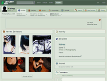 Tablet Screenshot of naives.deviantart.com