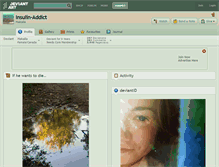 Tablet Screenshot of insulin-addict.deviantart.com
