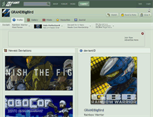 Tablet Screenshot of grandbigbird.deviantart.com
