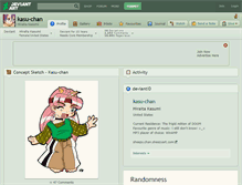 Tablet Screenshot of kasu-chan.deviantart.com