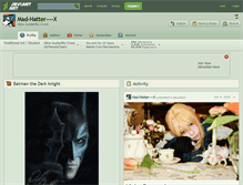 Tablet Screenshot of mad-hatter----x.deviantart.com
