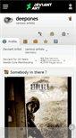 Mobile Screenshot of deepones.deviantart.com