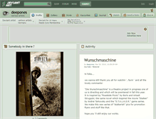 Tablet Screenshot of deepones.deviantart.com