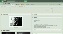 Desktop Screenshot of cadillac-coffin.deviantart.com
