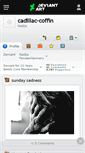 Mobile Screenshot of cadillac-coffin.deviantart.com