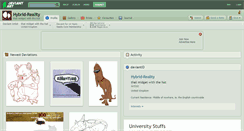 Desktop Screenshot of hybrid-reality.deviantart.com