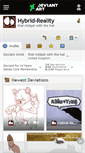 Mobile Screenshot of hybrid-reality.deviantart.com