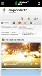 Mobile Screenshot of dragonrider17.deviantart.com