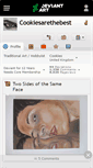 Mobile Screenshot of cookiesarethebest.deviantart.com
