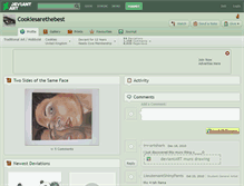 Tablet Screenshot of cookiesarethebest.deviantart.com