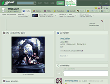 Tablet Screenshot of mrscullen.deviantart.com