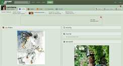 Desktop Screenshot of calmllama.deviantart.com